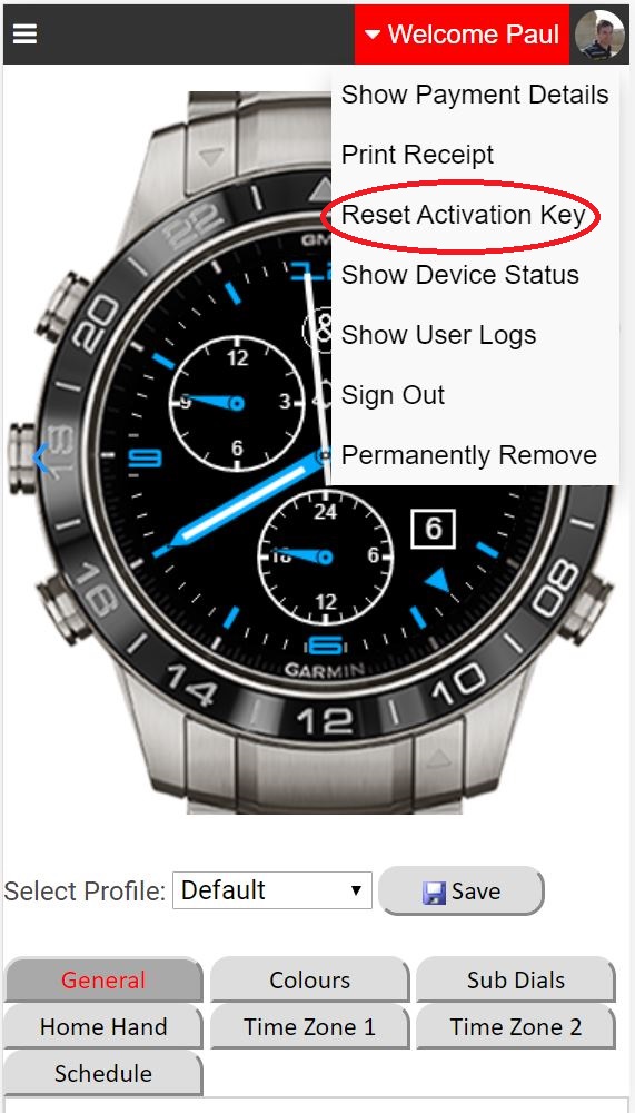 Reset Activation Code Image
